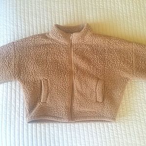 Express One Eleven Teddy Jacket - Size M